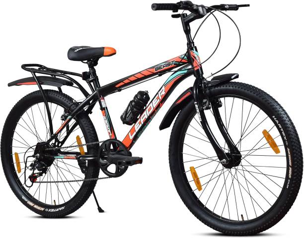 LEADER Beast 26T IBC Premium Cycle for Men | Gear Bicycle for Men with Strong V-Brakes 26 T (inch) Mountain Cycle