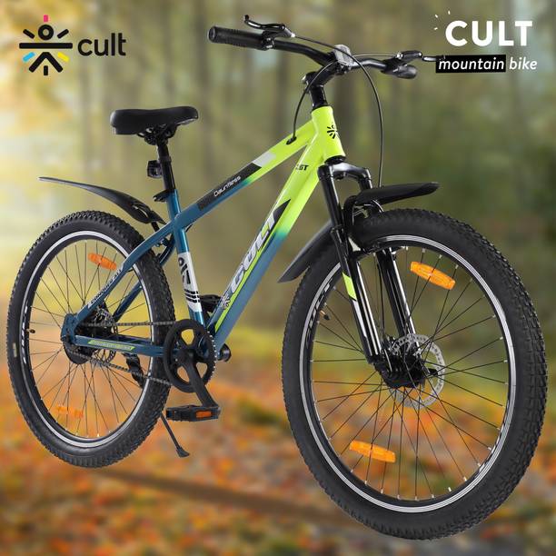 Cultsport by Cult Dauntless Cycles for Men with Steel Frame & Dual Disc Brake MTB 26 T (inch) Road Cycle