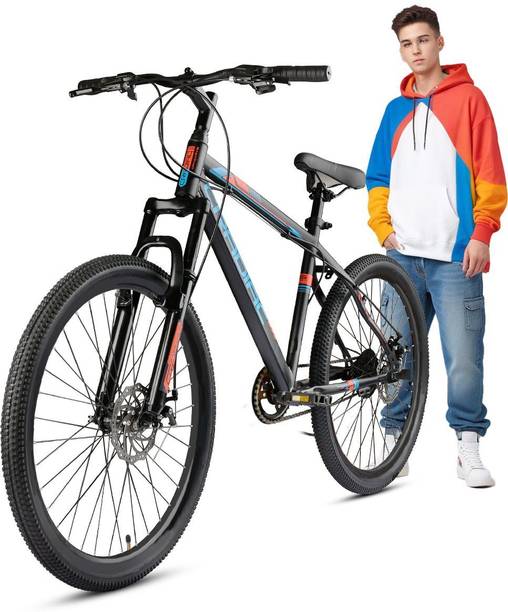 CRADIAC GLOBETROTTER SINGLE SPEED|FRONT SUSPENSION FORK| DUAL DISC BRAKE 26 T (inch) Mountain Cycle