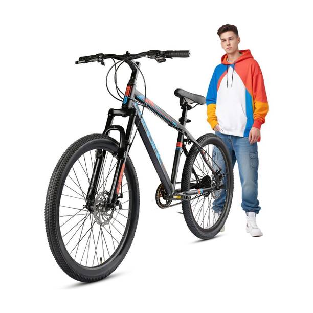 CRADIAC GLOBETROTTER SINGLE SPEED|FRONT SUSPENSION FORK| DUAL DISC BRAKE 26 T (inch) Mountain Cycle