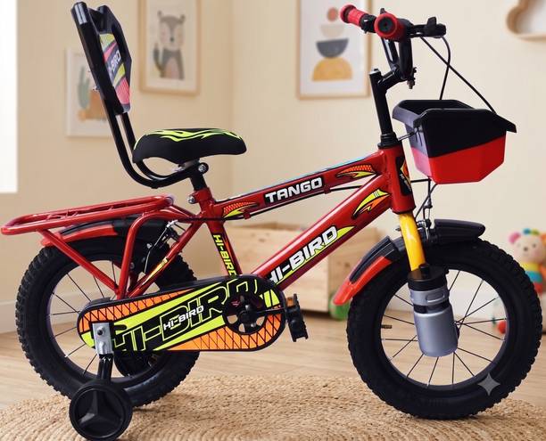 Hi-Bird Tango 14T Red With Multicolored with Riding Cycle 16 T (inch) Fat Tyre Cycle