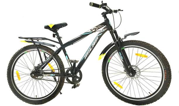 MILAP Volt 27 x 2.40 Tyre/Tube for Boys | Frame Size : 18” | Wheel Size : 27 inch 26 T (inch) Road Cycle
