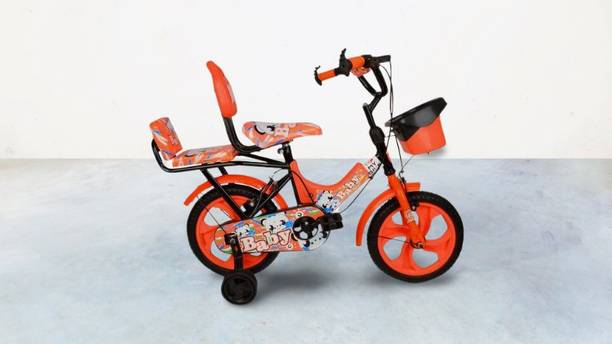crafto kids 14t Cutebaby D/Gaddi Orange 07-11-2022 Pr-002 14 T (inch) BMX Cycle