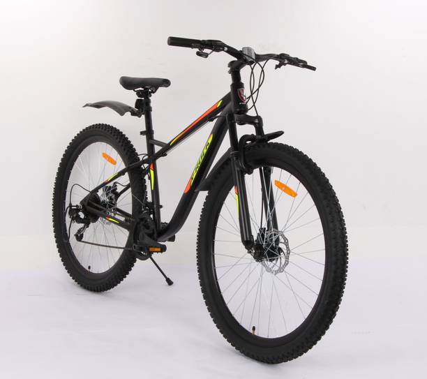 Vrock M-Racer Pro 29T Unisex Mountain Bike, 21 Speed Shimano, Steel Frame, Dual Disc 29 T (inch) Mountain Cycle