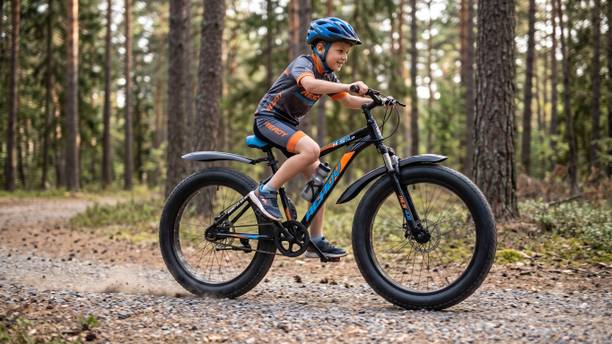 HBIKES Ready 26T Blue with Multicolored Fat Tyre Cycle 26 T (inch) Fat Tyre Cycle