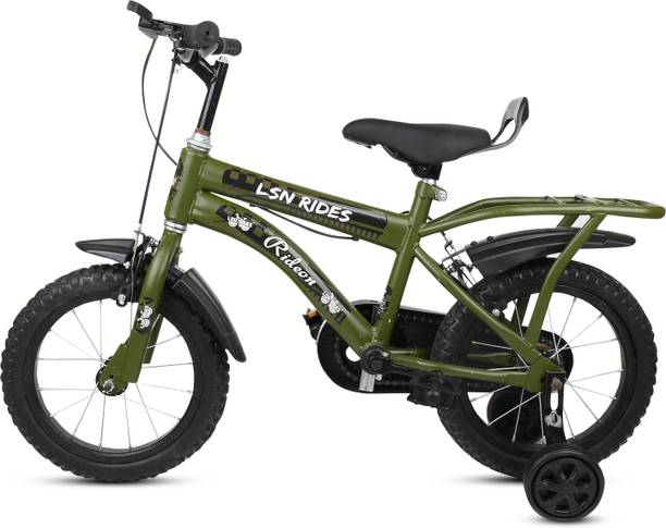 Lsn rides RIDEON 14T WITH CARRIER FOR KIDS BICYCLE STEEL RIM FOR BOYS AND GIRLS 14 T (inch) BMX Cycle
