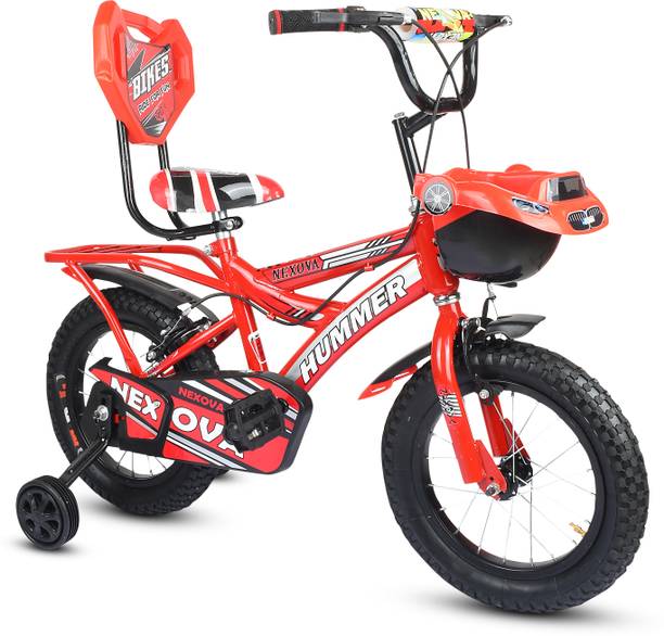 VK BIKES BICYCLE 14 T HUMMER PREMIUM (RED) METAL RIM FOR 2 TO 4 YEAR KIDS 14 T (inch) BMX Cycle