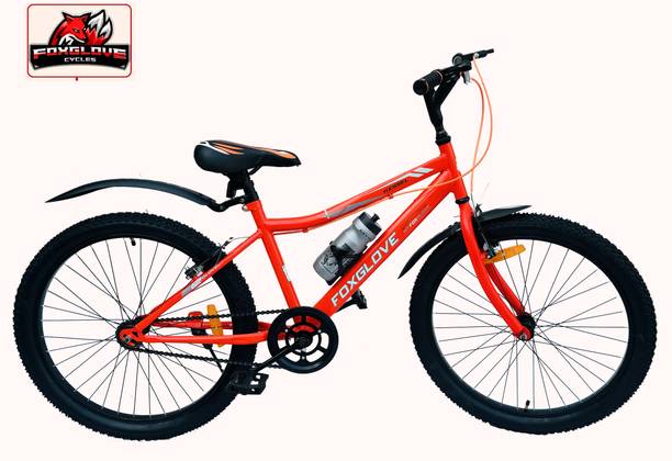 FOXGLOVE KESSEL 24 INCH RED CYCLE IN TYRE TUBE FOR KIDS AGE 8 PLUS YEARS 95 % FITTED 24 T (inch) Road Cycle
