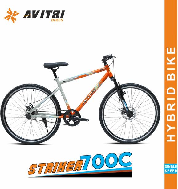 AVITRIBIKES Stricker-700C Single Speed Disc Brake Adult-Hybrid Cycle/City Bike 700C T (inch) Hybrid Cycle/City Bike