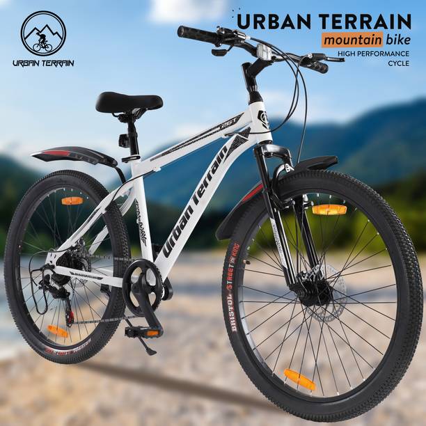 Urban Terrain Galaxy Max Geared High Performance MTB Cycles For Men With Dual Disc Brake 26 T