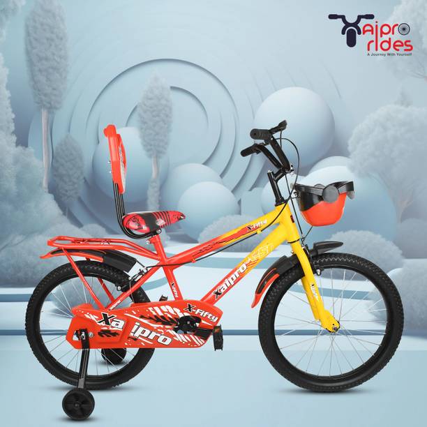 Xaipro 20T X-50 EVA BASKET RED BICYCLE FOR KIDS 20 T (inch) BMX Cycle