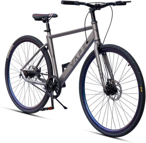 GOAL VAPE 700C SingleSpeed Hybrid Bicycle | Double Disc Brakes || Speedways Tyres 700C T (inch) Hybrid Cycle/City Bike