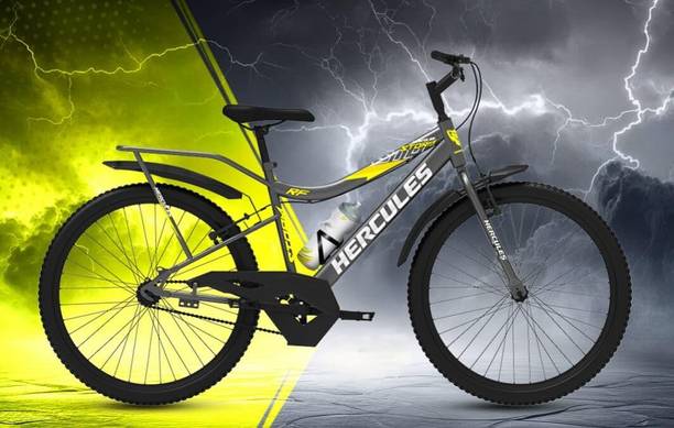 Bsa hercules Storm Cycle in 26T Wheel Size with Heavy Integrated Carrier 26 T (inch) Road Cycle
