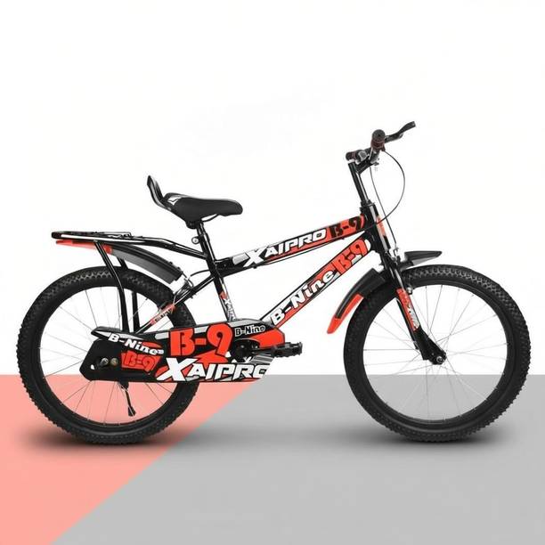 crafto kids 20T B-Nine Kids cycle 5 to 8 years (Single Speed, Rigid, Blue, Black, Red) 20 T (inch) BMX Cycle
