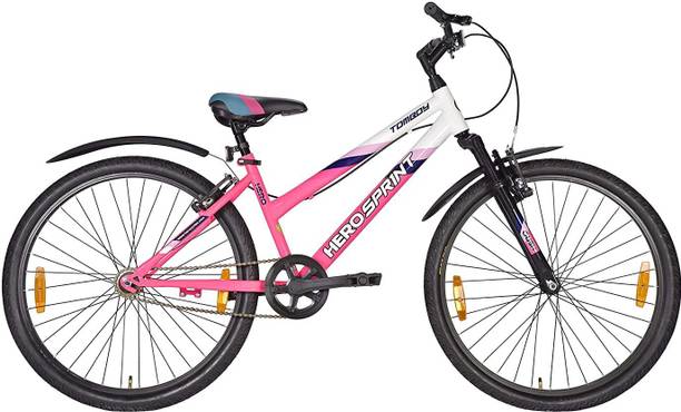 CYCLESTORE Tomboy 26T City Hybrid Cycle with Front Suspension and Mudguards 26 T (inch) Road Cycle