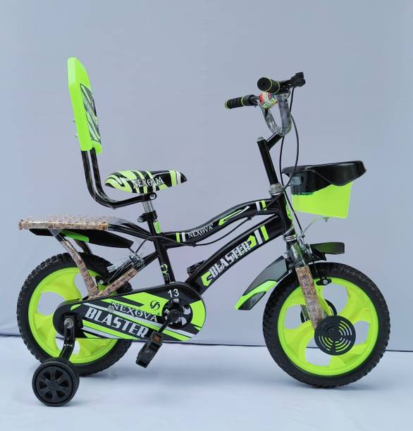 VK BIKES BICYCLE 14T BLASTER CARRIER EDITION (GREEN) FOR 2 TO 4 YEAR KIDS BABY 14 T (inch) BMX Cycle