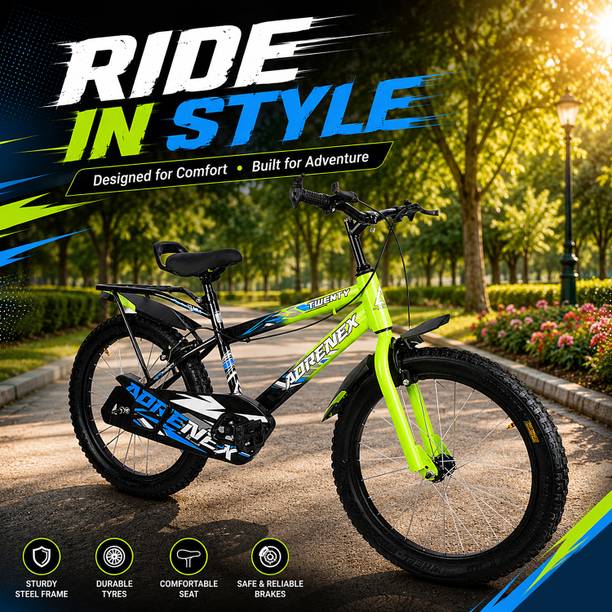 Adrenex 20T PREMIUM TIRETUBE BICYCLE FOR 5 TO 9 YEAR KIDS 20 T (inch) BMX Cycle