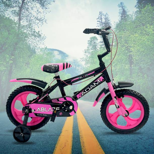 Kaashnic Premium Quality Cycle For Kids, Color - Pink 14 T (inch) Road Cycle