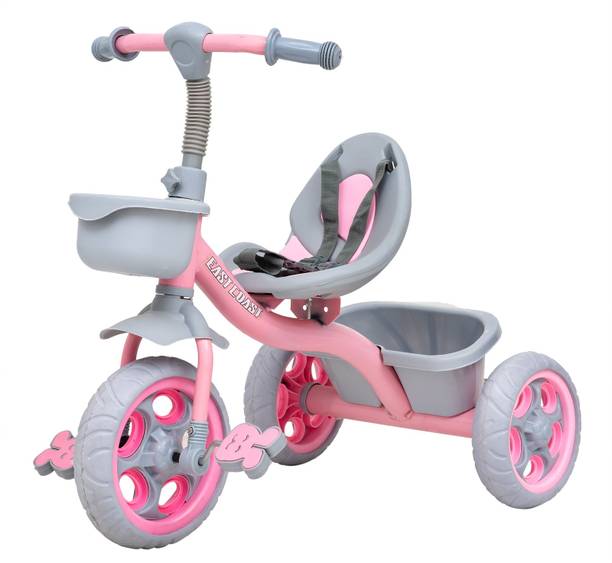 EAST COAST Junior Tricycle For Kids For 2+ Yrs With Storage Basket, Cushion Seat, Seat Belt 10 T (inch) BMX Cycle