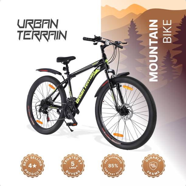 Urban Terrain Galaxy Ultra High Performance MTB Geared Cycles For Men With Dual Disc Brake 26 T Road Cycle