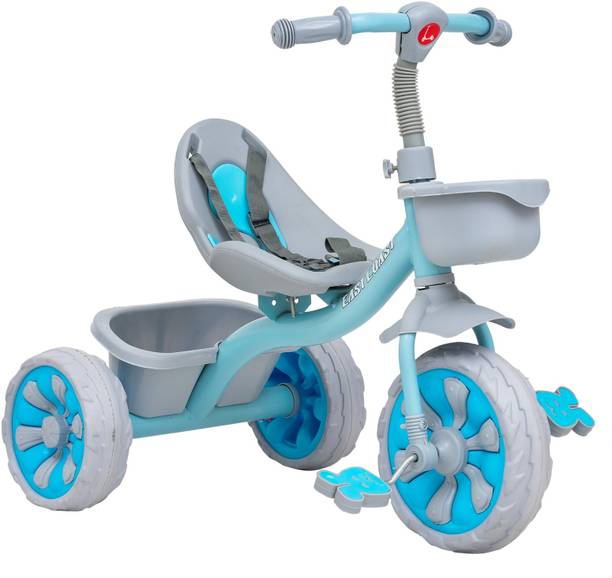 EAST COAST Junior Tricycle For Kids For 2+ Yrs With Storage Basket, Cushion Seat, Seat Belt 10 T (inch) BMX Cycle