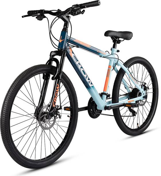 Crow SPENCER 21 | FULLY FITTED | 21 GEARED | FRONT SUSPENSION | DUAL DISC 26 T (inch) Mountain Cycle