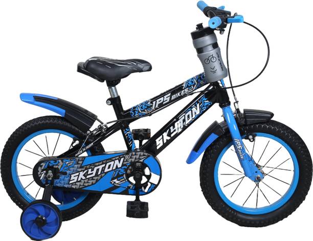 SKYTON 14" Kids Cycle for Boys & Girls (Age 2–5 Years) – Blue & Black 12 T (inch) Road Cycle