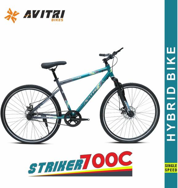 AVITRIBIKES Stricker-700 Single Speed Disc Brake Adult-Hybrid Cycle/City Bike 700C T (inch) Hybrid Cycle/City Bike