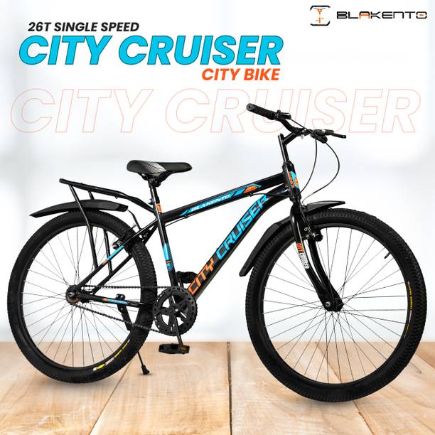 BLAKENTO City Crusier 26T IBC Premium Mountain Bicycle Without Gear for 10+ Years 26 T (inch) Mountain Cycle