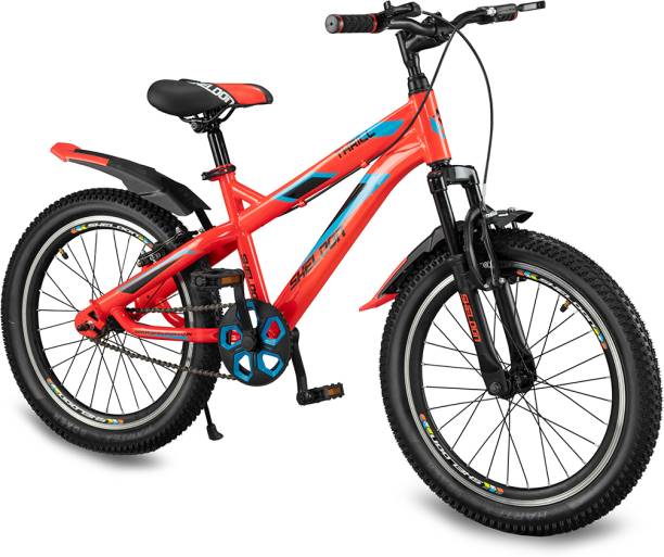 Sheldon Thrill Cycle for Kids with Power Break Red 20 T Mountain Cycle