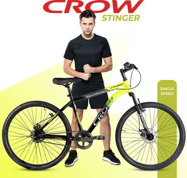 Crow STINGER X7 SINGLE SPEED | DUAL DISC BRAKES | FULLY FITTED 29 T