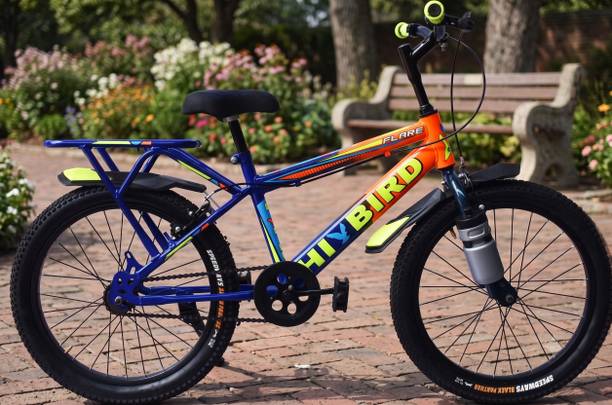 Hi-Bird Flare 20X3 Blue Orange Riding Cycle 20 T (inch) Fat Tyre Cycle