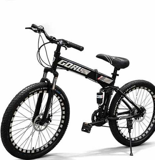 GOAL 26 Inch All-Terrain Folding Mountain Bike – Dual Suspension, 27.5 T (inch) Folding Bikes/Folding Cycle