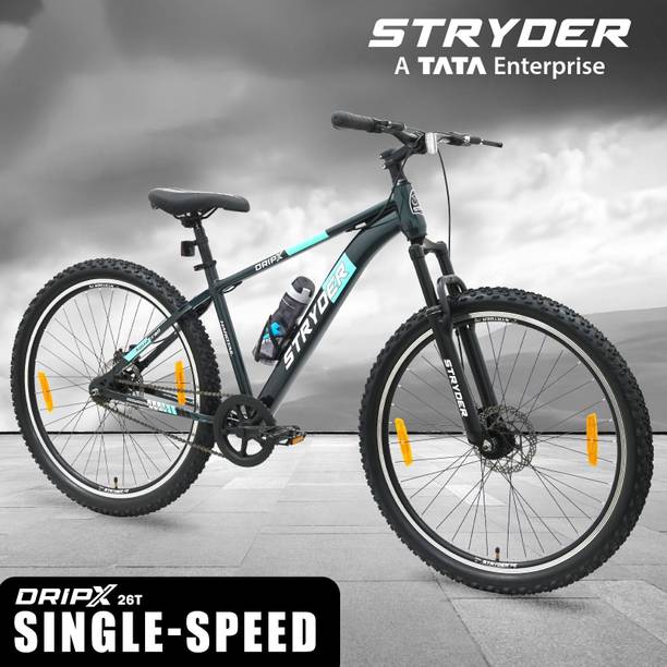 STRYDER 26" DRIPX Single Speed Bicycle | Durable & Stylish Ride 26 T (inch) Mountain Cycle