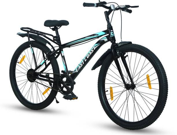 EAST COAST Premium City Bike/cycle 26t with Inbuilt Carrier 26 T Road Cycle