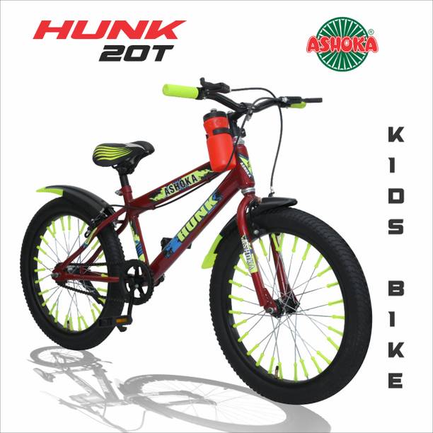 Ashoka Hunk Kids Cycle – Stylish Look, Rigid Fork, Single Speed for Smooth Riding 20 T (inch) Road Cycle