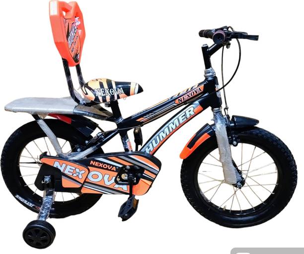NEXOVA 16T V.K TOPPER CARRIER TUBELESS (ORANGE) FOR 4 TO 6 YEARS KIDS 16 T BMX Cycle