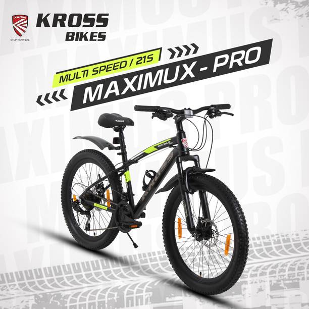 Kross Maximus Pro – 21 Speed, Disc Brakes, Alloy Stem, Suspension Fork 24 T (inch) Mountain Cycle