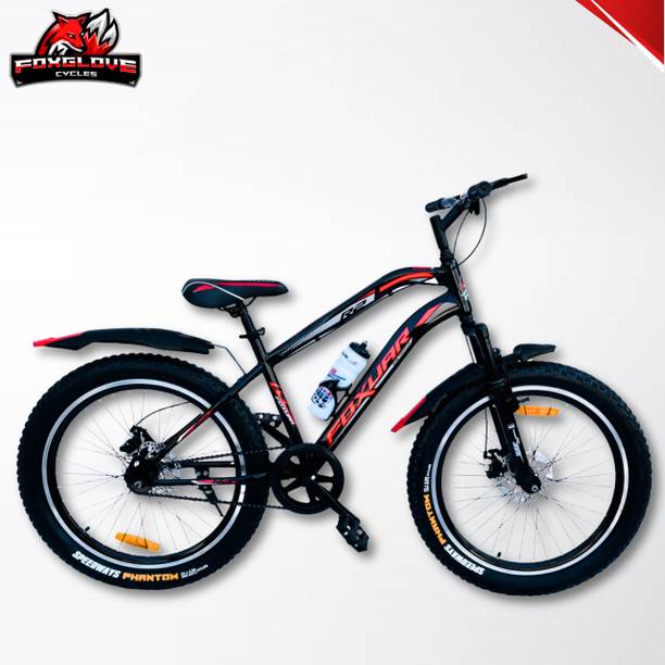 FOXGLOVE R2 24.300 GLOSSY RED ALLOY RIM FAT TYRE TUBE FOR HEIGHT 5FT TO 6 FT 90% FITTED 24 T (inch) Road Cycle