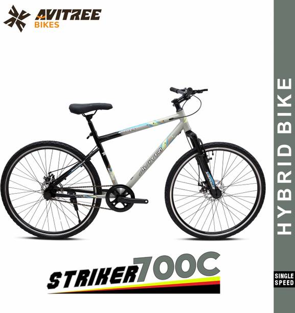 AVITRIBIKES Stricker-700C Single Speed Disc Brake Adult-Hybrid Cycle/City Bike 700C T (inch) Hybrid Cycle/City Bike
