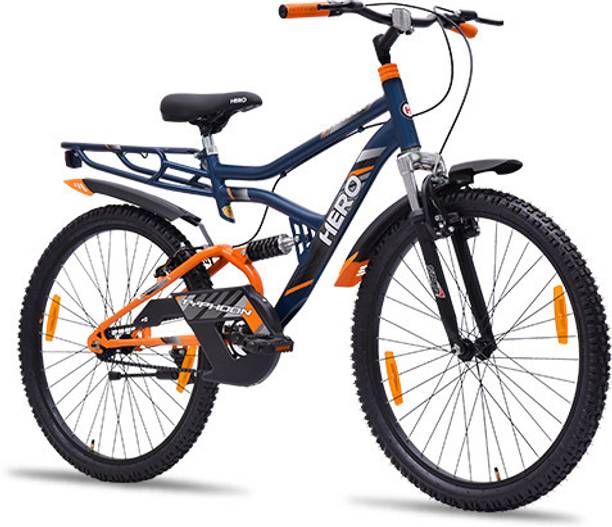 HERO TYPHOON IBC |Dual SUSPENSION |Power Brakes |Wheel Size 24 T (inch) Mountain Cycle
