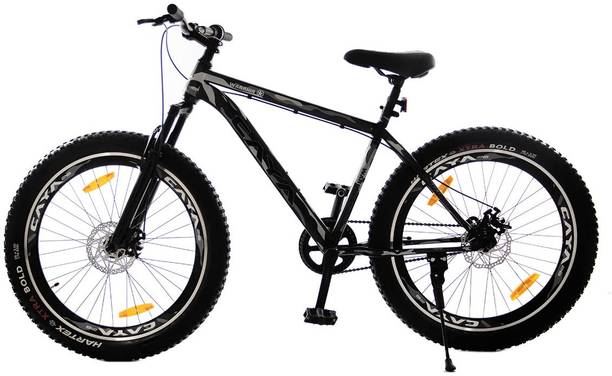 CAYA WARRIOR 26" Water Label Dual Disc, Triple Alloy Rims, Front Shocker 26 T फैट टायर साइकिल