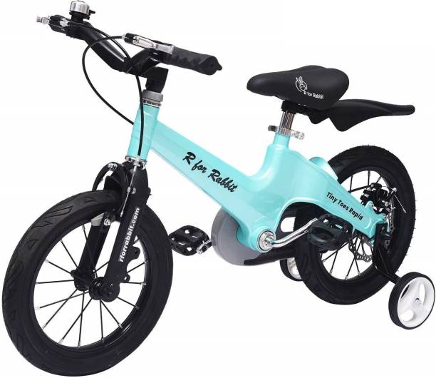 R for Rabbit Tiny Toes Rapid- Smart Plug and Play 14'' Bicycle for Kids | Ideal for 3-5 years 14 T Road Cycle