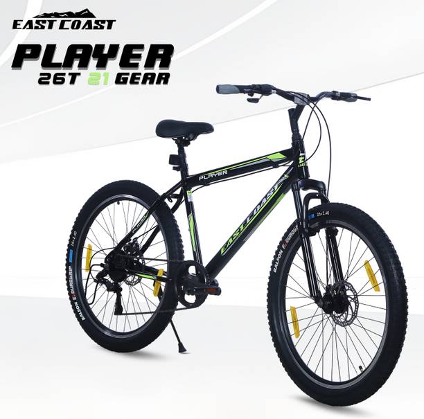 EAST COAST PLAYER MultiSpeed Bike with FS & DD Brake 26 T Mountain Cycle 26 T (inch) Mountain Cycle