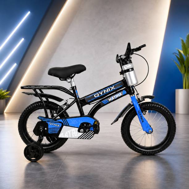 QYNIX 14T M-Rim Blue Matrix For 2-5 Years Kids With Training Wheels 14 T (inch) BMX Cycle