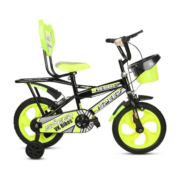 VK BIKES BICYCLE 14T SPEED EDITION (GREEN) FOR 2 TO 4 YEAR KIDS BABY 14 T (inch) BMX Cycle