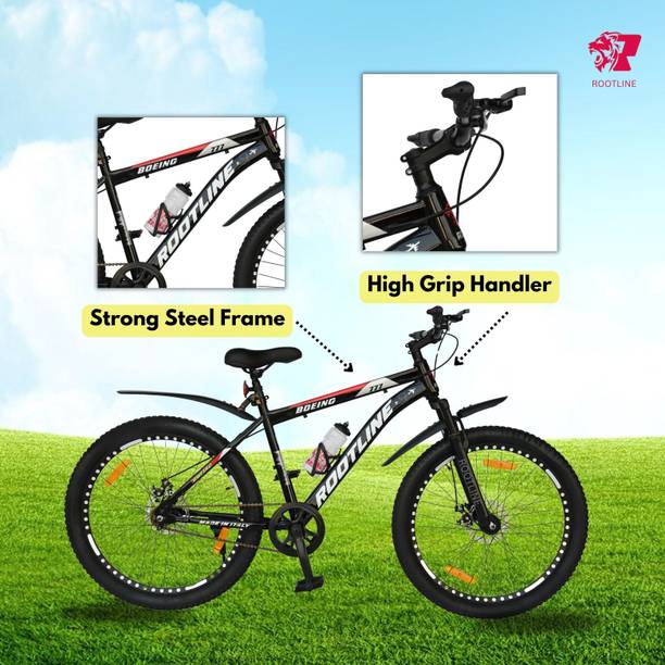 rootline Boeing Non IBC 24T Black with Red 24 T (inch) Mountain Cycle