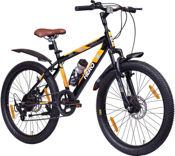 HERO EC NEXT 24T SPORTS 7S FSDD BKOR SKD ALF 24 T (inch) Mountain Cycle