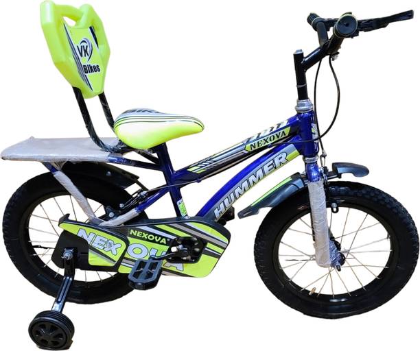 NEXOVA 16T V.K TOPPER CARRIER TUBELESS (BLUE) FOR 4 TO 6 YEARS KIDS 16 T BMX Cycle