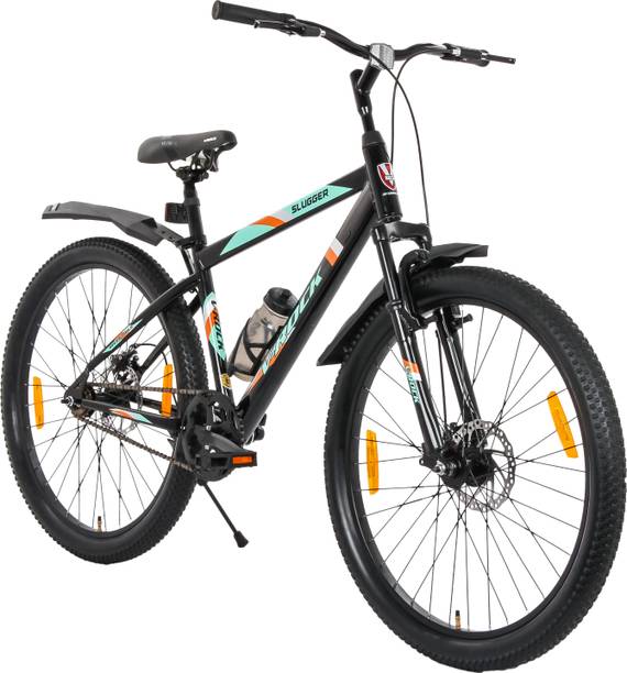 Vrock Slugger Single speed unisex Mountain Bike, Steel Frame 26 T (inch) Mountain Cycle